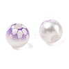 Sports Printed ABS Plastic Beads PL-CBA1C22-04-2