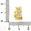 Rack Plating Brass Micro Pave Cubic Zirconia European Beads KK-Z081-11-3