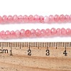 Dyed Natural Malaysia Jade Rondelle Beads Strands G-E316-2x4mm-66-2