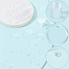 100Pcs Transparent Acrylic Pendants OACR-SC0002-99A-5