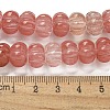 Cherry Quartz Glass Beads Strands G-G142-A04-01-5