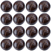 16Pcs 1-Hole Cowhide Shank Buttons FIND-CY0002-04A-1