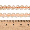 Natural Citrine Beads Strands GG-CBACB71-03-6mm-4
