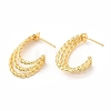 Rack Plating Brass Ear Studs for Women EJEW-Q770-16G-2