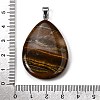 Natural Tiger Iron Pendants G-F820-14P-12-3