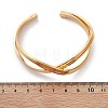 Brass Cuff Bangles for Women BJEW-F482-09G-5