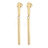304 Stainless Steel Stud Dangle Earrings EJEW-E617-07G-2