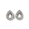 304 Stainless Steel Rhinestone Cabochon Settings STAS-G356-04P-01-1