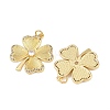 Brass Cubic Zirconia Pendants KK-L251-54G-2