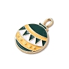 Christmas Alloy Enamel Pendants FIND-H055-17E-G02-2