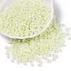 Opaque Colours Luster Glass Seed Beads SEED-T006-02J-3