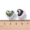 UV Plating Rainbow Iridescent Acrylic Beads X-OACR-H112-19C-3