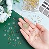 300Pcs 6 Style Brass Soldered Closed Jump Rings KK-CA0002-95-3
