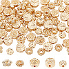 80Pcs 5 Style Rack Plating Alloy Beads FIND-DC0001-47-1