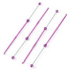 4Pcs DIY Alloy Beadable Crochet Hooks AJEW-TA0003-50B-2