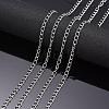 304 Stainless Steel Twisted Chains X-CHS-A003K-0.6mm-3