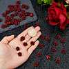 50Pcs Opaque Resin Beads RESI-DC0001-59-3