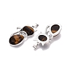 Natural Tiger Eye Pendants GG-N001-03P-02-2