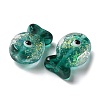 Handmade Foil Lampwork Fish Beads FOIL-Z001-01F-2