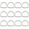 304 Stainless Steel D Rings STAS-CP0001-05C-1
