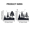 US 1 Set Forest Theme PET Hollow Out Drawing Painting Stencils DIY-MA0001-42A-2