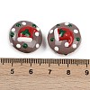 Christmas Handmade Lampwork Enamel Beads LAMP-C020-03B-4