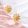 Brass Stud Earrings EJEW-Q014-34G-4