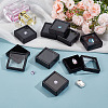 Square Plastic Loose Diamond Display Boxes CON-WH0092-61B-01-4