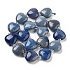 Dyed & Heated Natural Blue Aventurine Beads Strands G-C150-A23-01-4