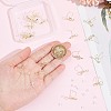 28Pcs Bowknot Shape Brass Earring Hook DIY-SP0001-06G-3
