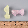 Luminous Frosted Transparent Acrylic Beads TACR-T029-21B-5