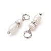 Natural Cultured Freshwater Pearl Pendants PALLOY-JF05450-02-3