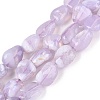 Natural Lavender Amethyst Beads Strands G-N362-14A-01-2