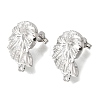 304 Stainless Steel Stud Earring Findings STAS-D391-04B-P-1