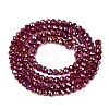 Baking Electroplate Glass Beads Strands DGLA-TAC0003-2mm-02-2