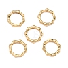 SHEGRACE Brass Spring Gate Ring XGRQ58951-757G-1