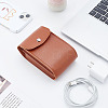 AHADERMAKER 4Pcs 4 Colors Imitation Leather Digital Accesories Storage Bags AJEW-GA0005-34-4