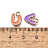 Alloy Enamel Charms ENAM-K075-05G-01-3