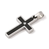 304 Stainless Steel Pendants STAS-G346-07EB-2