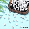 Acrylic Horizontal Hole Letter Beads OACR-YW0002-08I-1