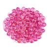 Frosted Baking Painted Glass Beads DGLA-N005-8mm-04-2