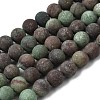 Natural Green Opal Beads Strands G-H045-A03-10MM-01-2