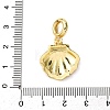 Brass Enamel European Dangle Charms KK-C119-05G-01-3