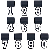 20Pcs 10 Styles Silicone Pendants SIL-SC0002-94-7