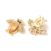 Brass Micro Pave Cubic Zirconia Pendants KK-A284-16G-03-2