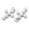 Brass Plastic Imitation Pearls Pendants KK-Q775-23P-2