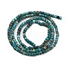 Natural Chrysocolla and Lapis Lazuli Beads Strands G-H042-B39-01-3