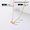 European Style 304 Stainless Steel Pendant Necklaces for Women MD6766-6-1