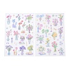 2Pcs 2 Styles PET Self-Adhesive Stickers STIC-P011-A04-1