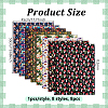 8Pcs 2 Styles Cotton Fabric DIY-PH0036-29A-2